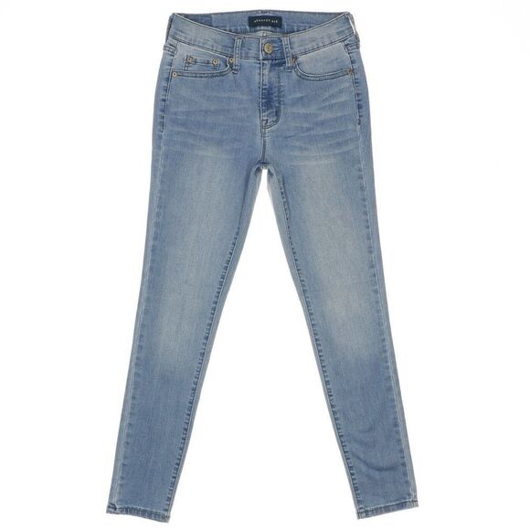 Aeropostale High Waist Jegging Size 0 Short Womens Blue Measures 24 x 26.5 - Picture 1 of 10